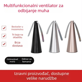 Ventilator za odbijanje komaraca i insekata, model S-05, višefunkcijski repelent, cilindrični dizajn, 5V, 50Hz, 1.5W