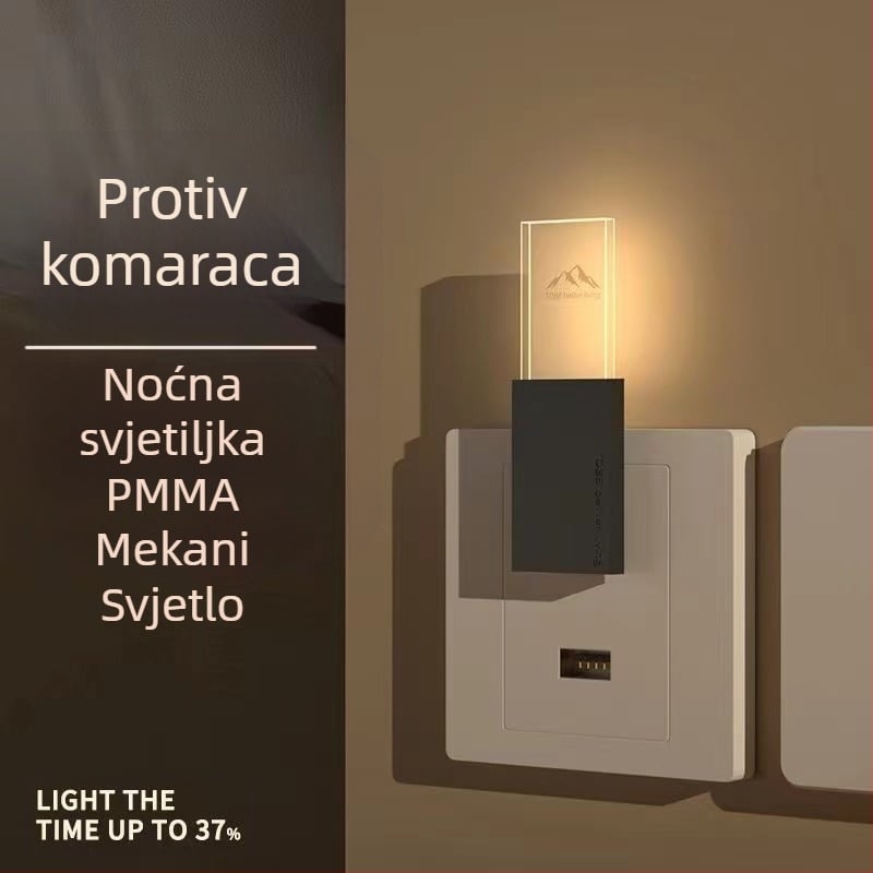 Lampa za odbijanje komaraca s kvadratnim tijelom, 5V, 3W, niska temperatura boje