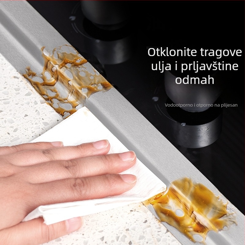 Traka za brtvljenje rubova plinskog štednjaka za kuhinju – aluminijska folija za brtvljenje spojeva, moderan jednostavan stil