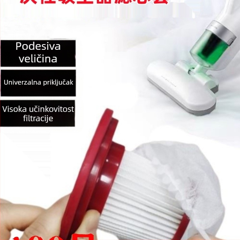 Filter za usisavač za jednokratnu upotrebu: element filtra, kućište od netkanog materijala, universalna kompatibilnost, debeli dizajn, materijal: plastika