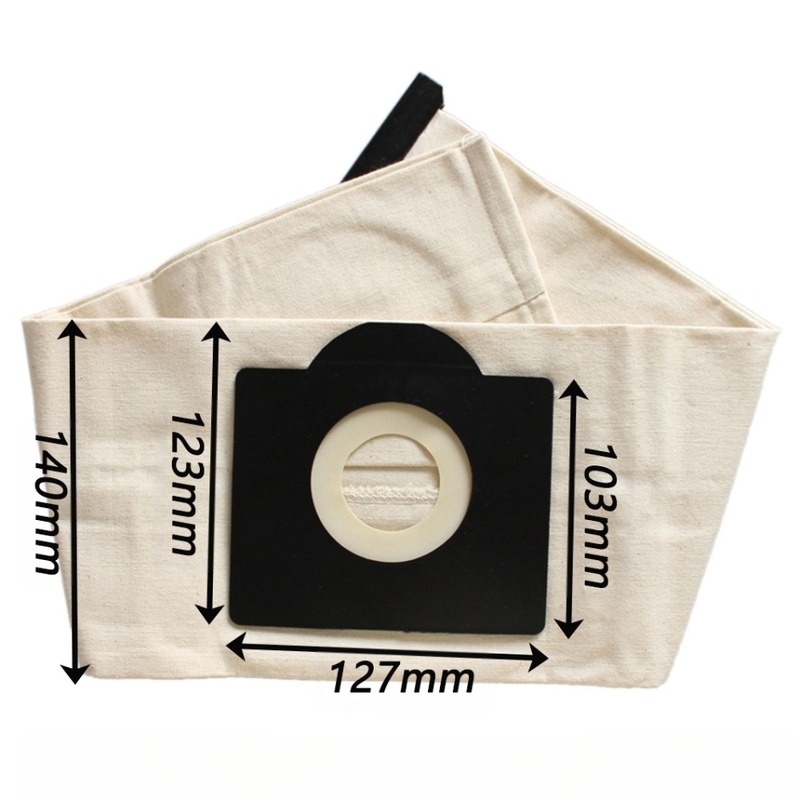 Aksesoari za usisavač Karcher WD NT serije – vrećice za prašinu s perivim filtrima, platnene vrećice za prašinu, kompatibilno WD3/MV3, kućna upotreba