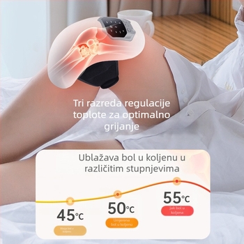 Massager za koljeno – bežični i prijenosni, višestruki načini terapije s višestrukim razinama grijanja za zglobove udova