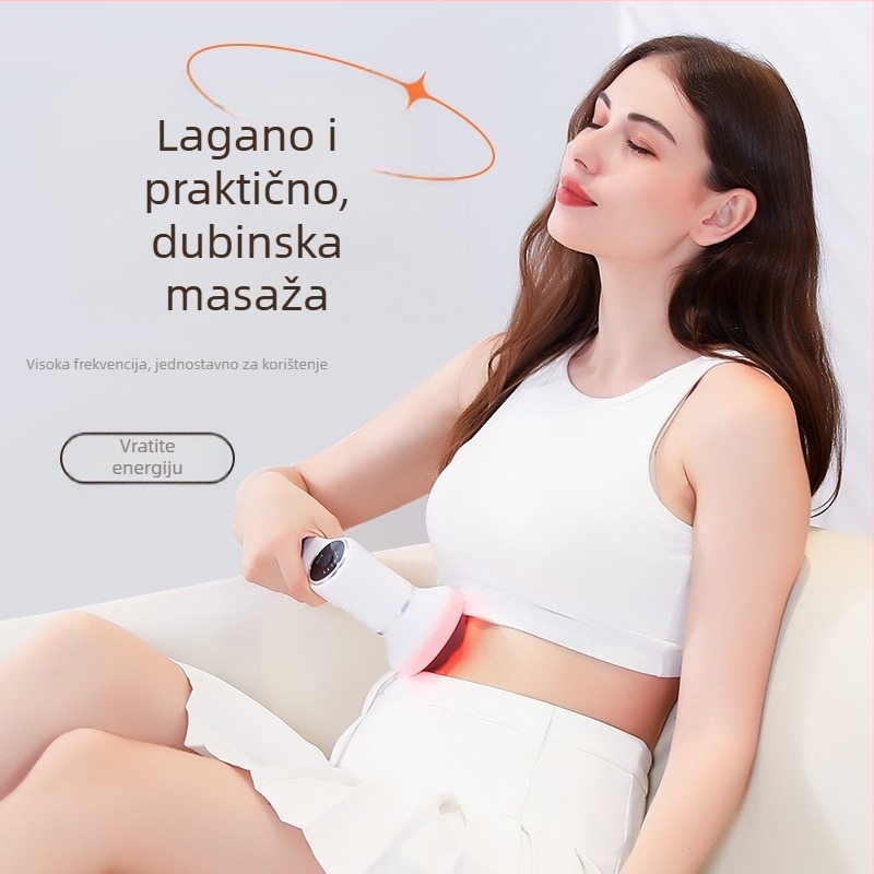 Uređaj za sagorijevanje masnih naslaga — bežično-žični prijenosni masažer s infracrvenim grijanjem, više načina, simulacija ručnog gniječenja, masaža na više točaka, bežično punjenje