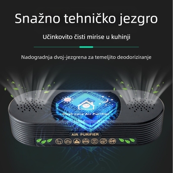 Kućni pročišćivač zraka za kuhinju s negativnim ionima, uklanjanje mirisa i formaldehida, tih rad, zidna montaža