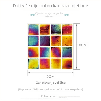 3D mozaik pločice – samoljepljive naljepnice za zidove i podove, DIY dekoracija