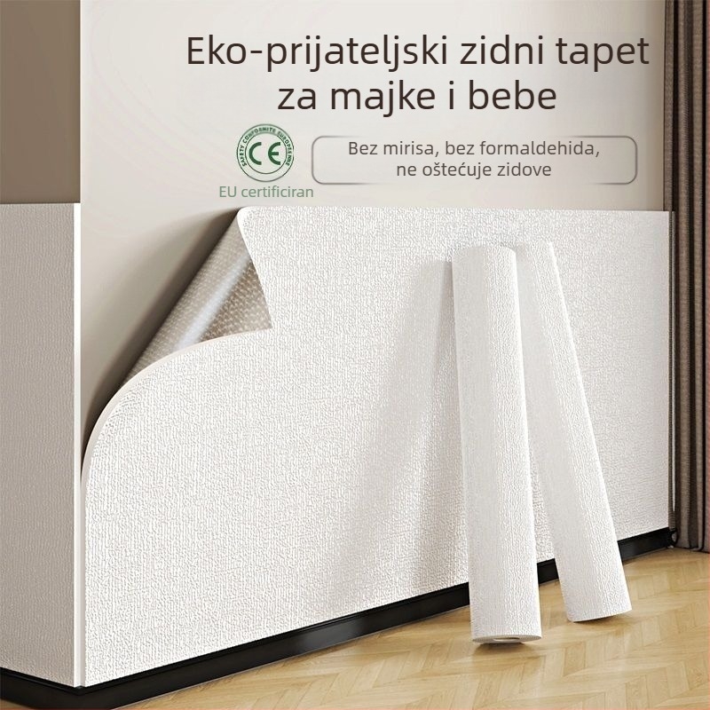 Dekorativna zidna naljepnica, vodootporna i samoljepljiva, od XPE pjene, za dnevnu sobu i spavaću sobu, pokriva nedostatke zida