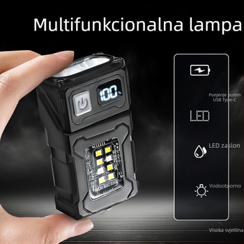 LED radno svjetlo, 10W, punjenje, domet do 200 m, zaštita od prepunjenja
