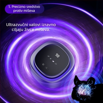 Ultrazvučni odvraćivač miševa i komaraca, lampica za unutarnju i vanjsku upotrebu