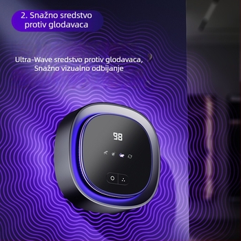 Ultrazvučni odvraćivač miševa i komaraca, lampica za unutarnju i vanjsku upotrebu