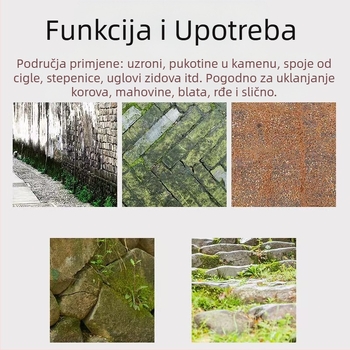 Kotač za uklanjanje korova za kosilicu s čeličnim žicom – Luckland, metal, težina 0,5 kg, pakirano u šarenoj kutiji