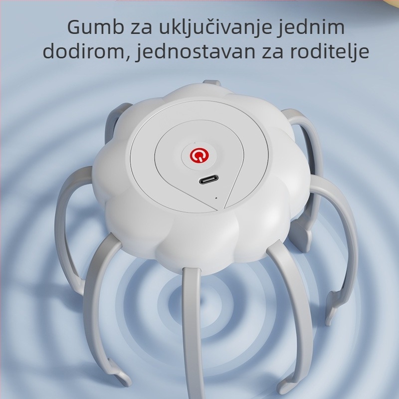 Masirac za glavu, vibracijski masažer, punjivi model QS-108, upravljanje tipkama (QS-108, punjivi, vibracijski masažer, upravljanje tipkama)