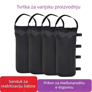 Osnovna vreća za pijesak za šator — tkanina 600D Oxford, otporna na kidanje, za vanjski nadstrešak, moguć ispis