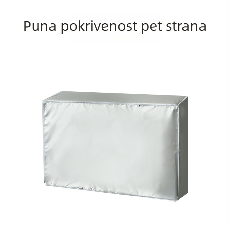 Vanjski pokrov za zidnu jedinicu klima uređaja, prašno- i vremenski otporan, UV zaštita, kompatibilan s 1,5–3 HP