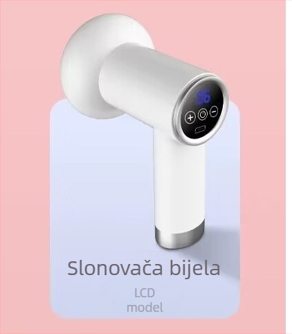 Punjaivi ručni masažer s 4 brzine i 4 glavice za masažu, za struk, kukove, noge i leđa