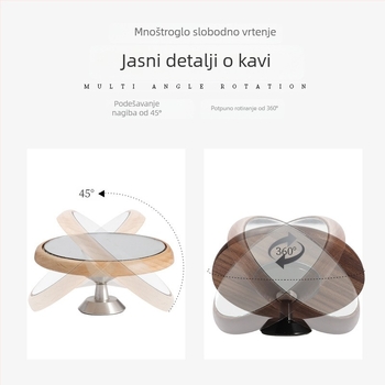Ogledalo za ekstrakciju kave za espresso — ZX, drvo, moderno jednostavan stil, pogodno za barove i kafiće