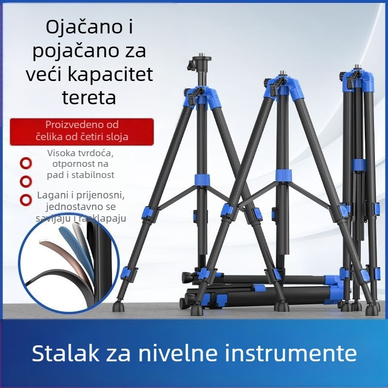 Infračveni držač razine s teleskopskom univerzalnom nosivom šipkom – laserski stativ dodatak (Podrijetlo: Jiangsu; Brend: Drugo; Rad: Laser)