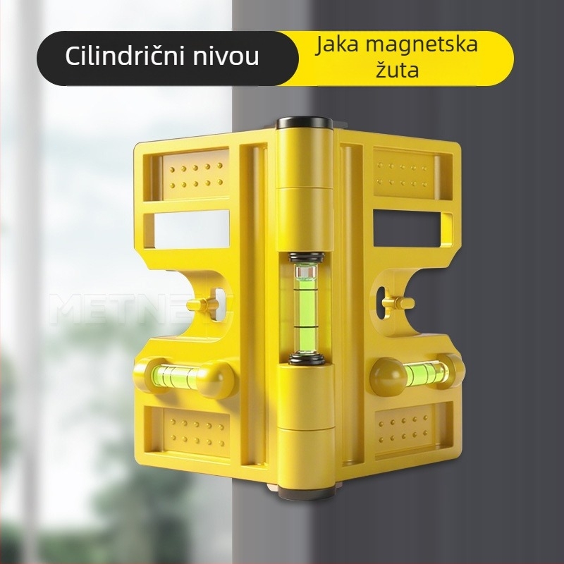 Višenamjenski niveler za stupove sa sklapanjem vertikalnog stupa i ogradom, precizan alat za montažu od čelične konstrukcije (Level gauge)