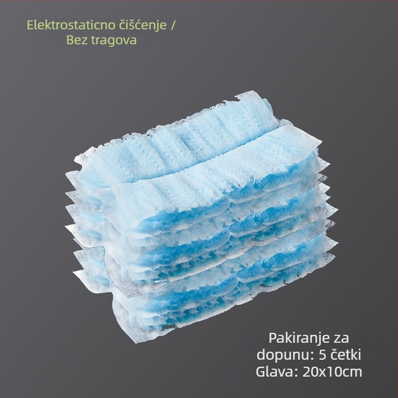 Red Zhe Elektrostatna prašna četka — ravna glava, PP + ABS + netkani materijali, čišćenje spojeva automobila
