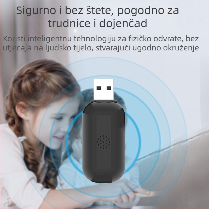 C20 Višenamjenski repelent za insekte — tiši sonični repelent za komarce i žohare, USB napajanje, 5W/5V