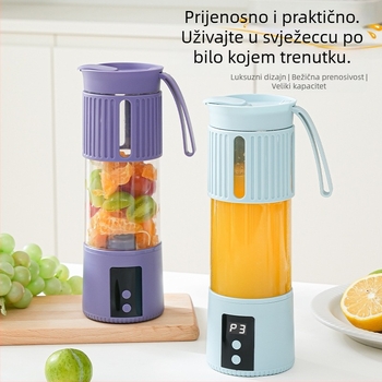 Električni čašica za sokove, brzina 20001–22000 rpm, pet ili više oštrica, kapacitet 1001–1500 ml, ugrađena baterija, snaga 10W