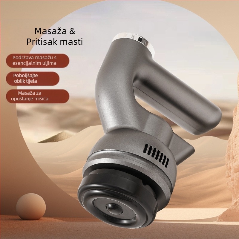 Masažer za tijelo s motorom s četkama, 3 glave, ugrađena baterija 1200-2000 mAh, radni vijek 6–8 sati, buka ispod 36 dB