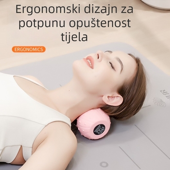 Ručna masažna kuglica za fasciju — silikon+ABS, 3D vibracija, masaža cijelog tijela, USB punjenje, trajanje baterije 150 minuta