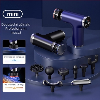 Masažni pištolj za fasciju – USB punjiv, funkcija tajmera, mehaničko upravljanje