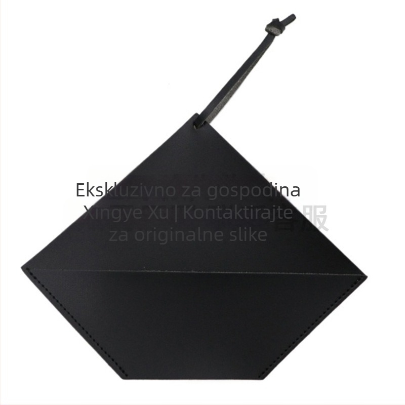 PU koža – prenosni držač za filtr papir za kavu u obliku fan, torbica za pohranu filtriranja, lagani luksuzni stil, prilagodljiv logotip