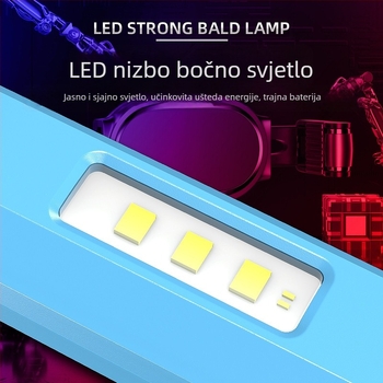 LED mini svjetiljka s teleskopskim dizajnom, multifunkcionalna za outdoor, 1 W, 1200 mAh, domet 100–200 m, trajanje baterije 3–5 h