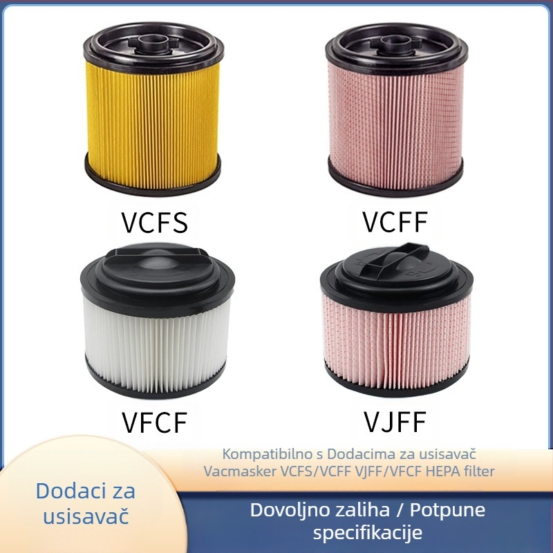 Pribor za usisavač – filtar prašine za Vacmasker VCFS/VCFF/VJFF/VFCF, kućna upotreba, 101–150 m²