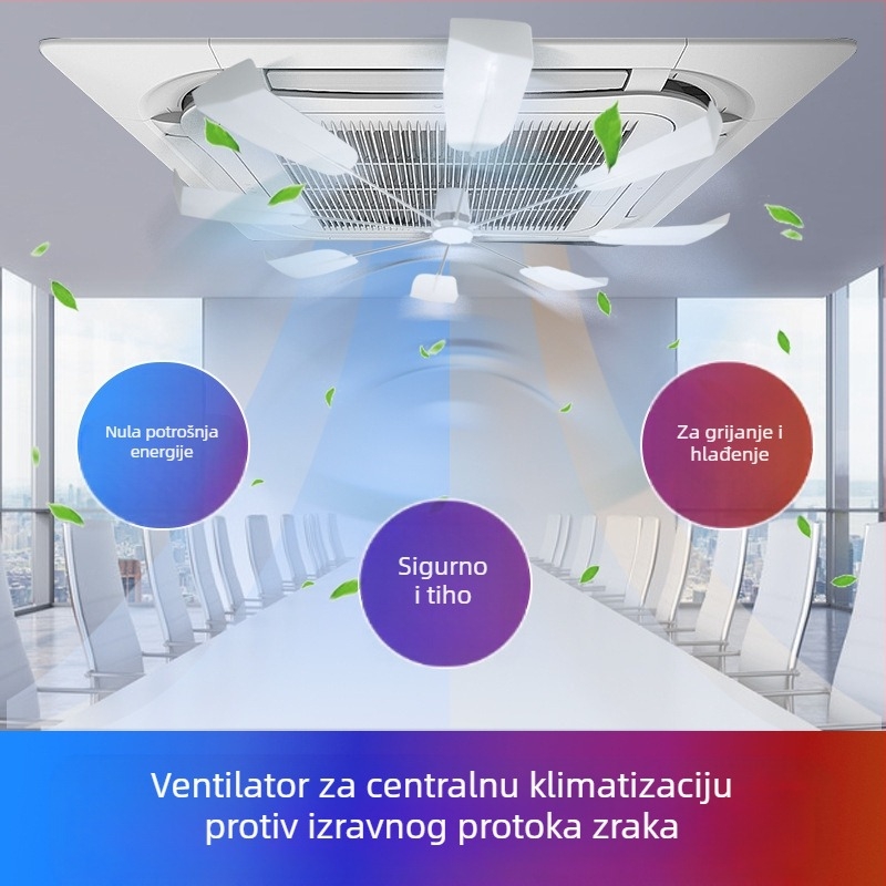 Difuzor zraka za stropni klima uređaj – DFS-02, protiv izravnog puhanja, tih rad, bez ugradnje