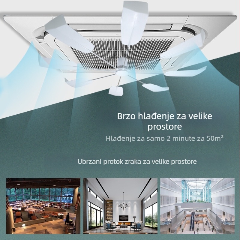 Difuzor zraka za stropni klima uređaj – DFS-02, protiv izravnog puhanja, tih rad, bez ugradnje