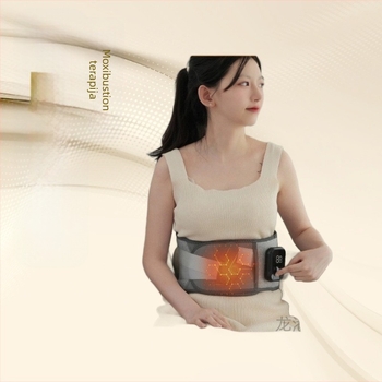 Punjiva masažni pojas za struk s električnim grijanjem i vibracijskim toplim kompresijom, 45-65°C, 7.5W, 3.7V
