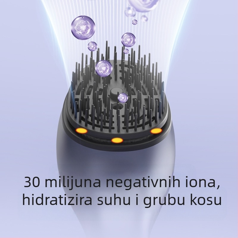 Električni masažer za vlasište – punjivi, upravljanje gumbom, 3 brzine vibracije, model YHL-818