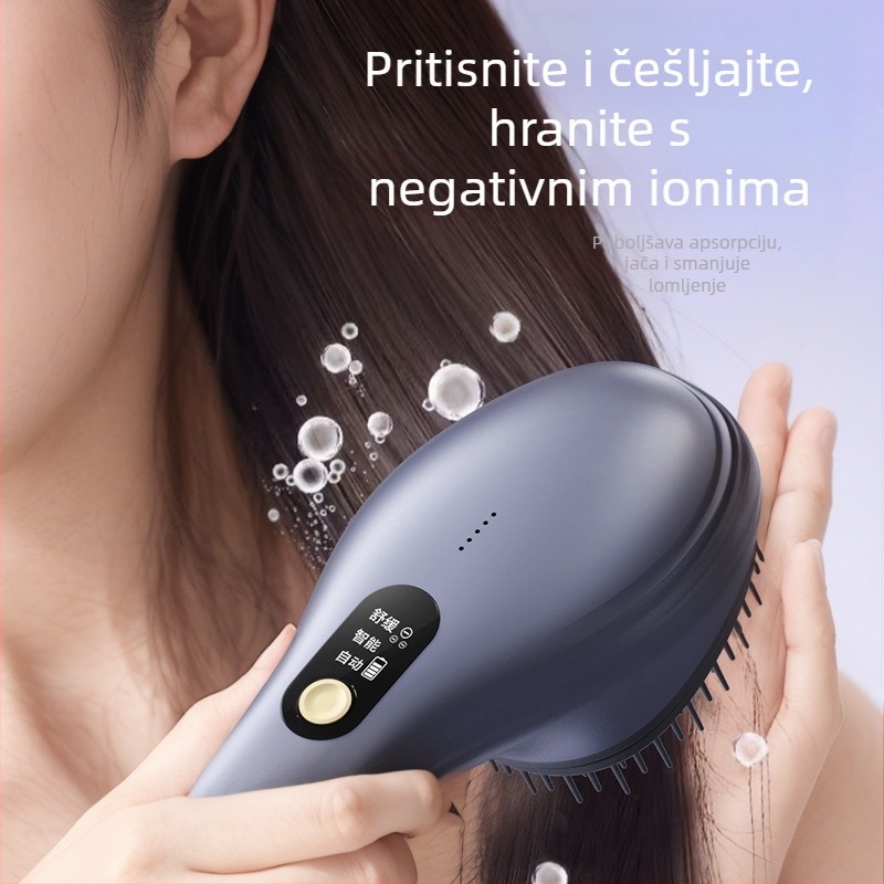Električni masažer za vlasište – punjivi, upravljanje gumbom, 3 brzine vibracije, model YHL-818