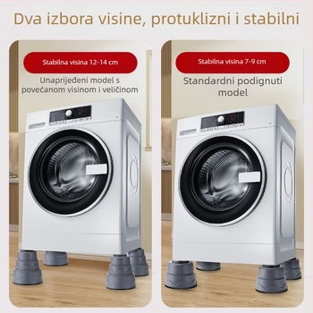 Osnova za perilicu s bubnjem – protuklizna, podesiva, otporna na vlagu, odvod vode, plastična konstrukcija