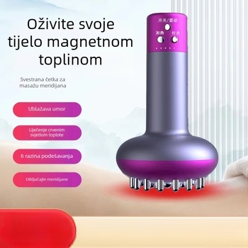 Fu Chun Električno kupping uređaj s 6 čašica, vibracija, bežično punjenje, aktivacija meridijana, masaža trbuha i cijelog tijela