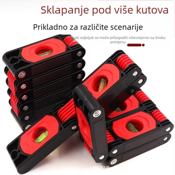 Prijenosni magnetski sklopivi libela za precizno označavanje na zidu