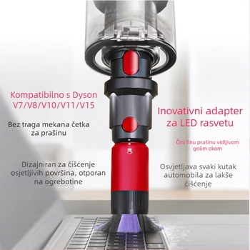 Dyson usisavač – mekana četka za uklanjanje prašine PF34, unutarnja uporaba, 51–100 m², 50 W, 220 V