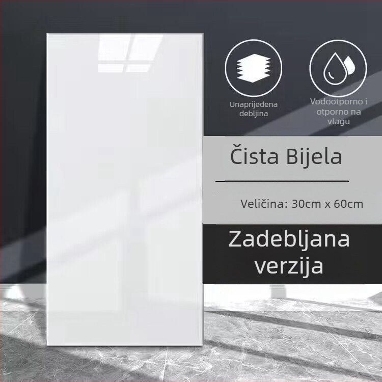 PVC samoljepljivi zidni naljepnica – imitacija mramornih pločica, vodootporna, antibakterijska, otporna na vlagu, otporna na prljavštinu, uzorak 16010220, za dnevni boravak, kuhinju i spavaću sobu