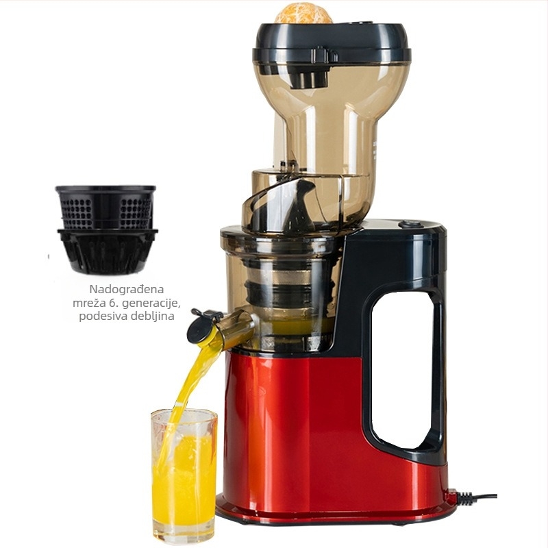 Sokovnik s odjeljivanjem pulpe za kućnu i poslovnu upotrebu, snaga ≤200 W, kapacitet 0,5 L, do 1501 ml po ciklusu, posuda za pulpu 0,5–1 L, maksimalna brzina 12 000 rpm