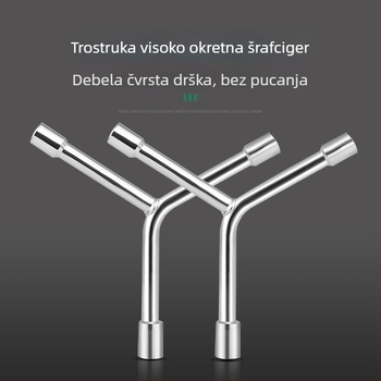 Alat za demontažu perilice za unutarnji bubanj/pulsator — karbonska čelika, utični ključ (socket wrench)