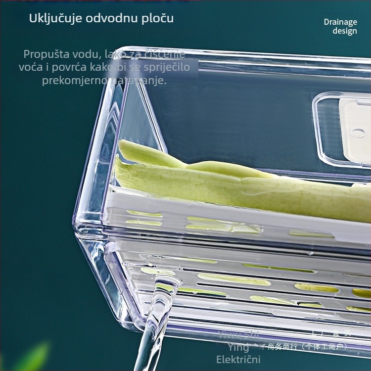 Kutija za pohranu u hladnjaku s ladicom – Materijal: svila cvijeta; Uvezeno; Marka: Drugi; Bez logotipa; Stil: Općenito