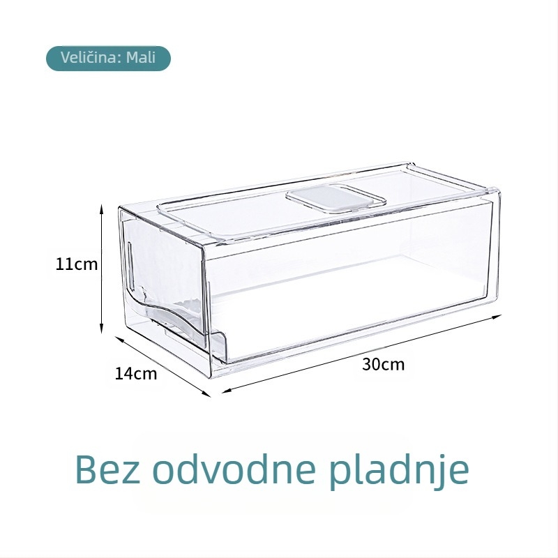 Kutija za pohranu u hladnjaku s ladicom – Materijal: svila cvijeta; Uvezeno; Marka: Drugi; Bez logotipa; Stil: Općenito