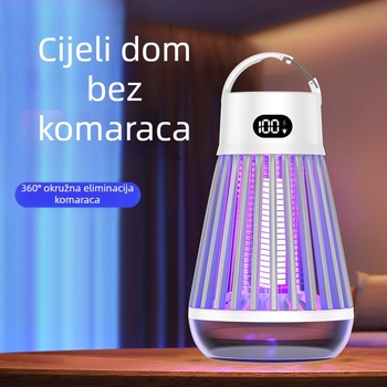 Lampa za ubijanje komaraca, prenosna elektronička hvatalica za vanjsku i unutarnju upotrebu, model J03, cijev lampe s ljubičastim svjetlećim zrncima, 3.7V, mogućnost prilagodbe