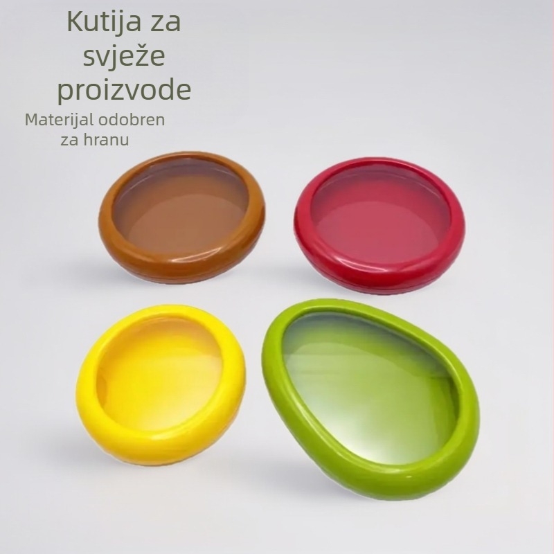 Kutija za voće i povrće s TPU filmom za zamrzavanje - plastična, održava svježinu (Moderni jednostavni stil • Kutija za voće i povrće • TPU film • Plastika)