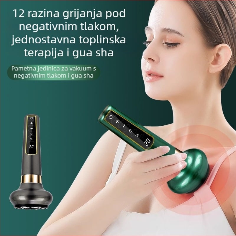 Pametan uređaj za vakuumsko kupanje i masažu tehnikom grebanja — Napajanje: Punjenje; Tip tipke: Mehanički; Način upravljanja: Gumb; Primijenjeni dijelovi: Opći; Težina: 500 g