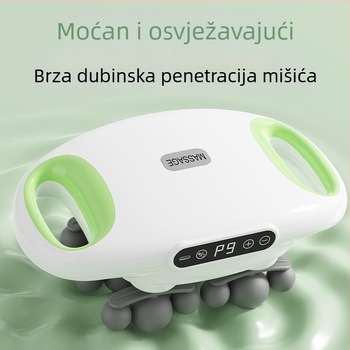 Višekanalni fascia masažer s četkastim motorom, 6+ glava, 5+ brzina, ugrađena baterija 2000–4000 mAh, buka ispod 36 dB