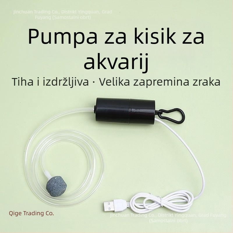 Pumpa za kisik za akvarij - tihi, prenosni, za kućnu i vanjsku upotrebu