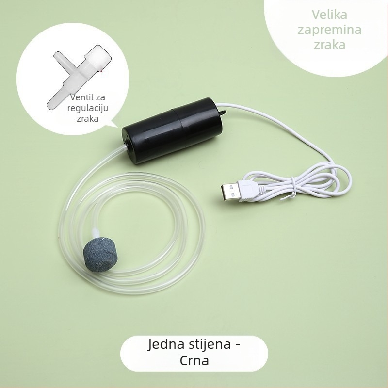 Pumpa za kisik za akvarij - tihi, prenosni, za kućnu i vanjsku upotrebu